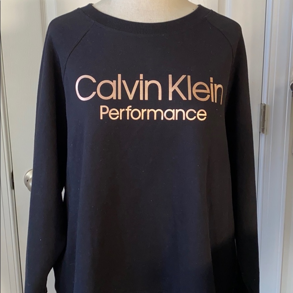COPPER embellished super soft black sweatshirt NWT